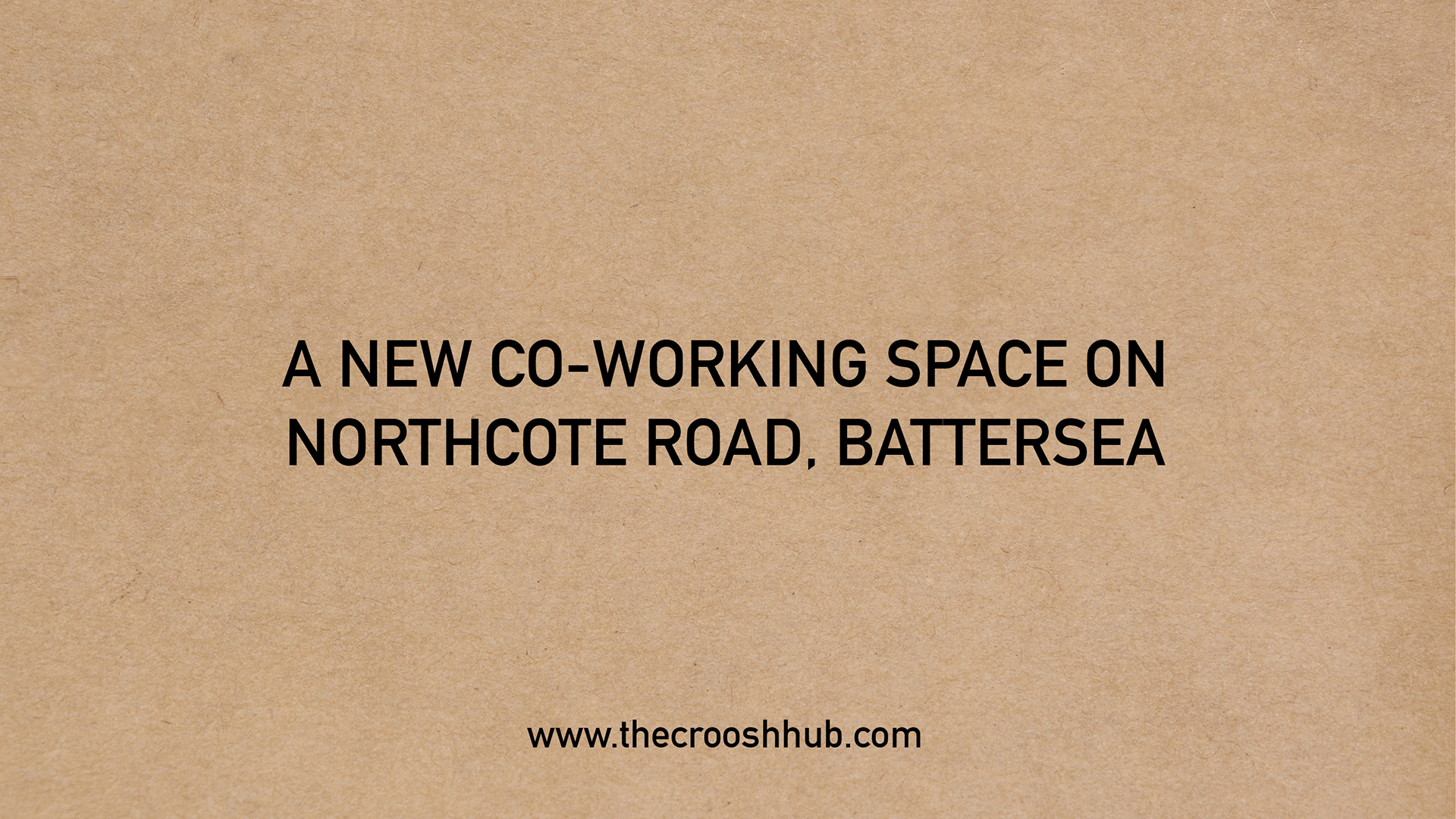 New coworking space